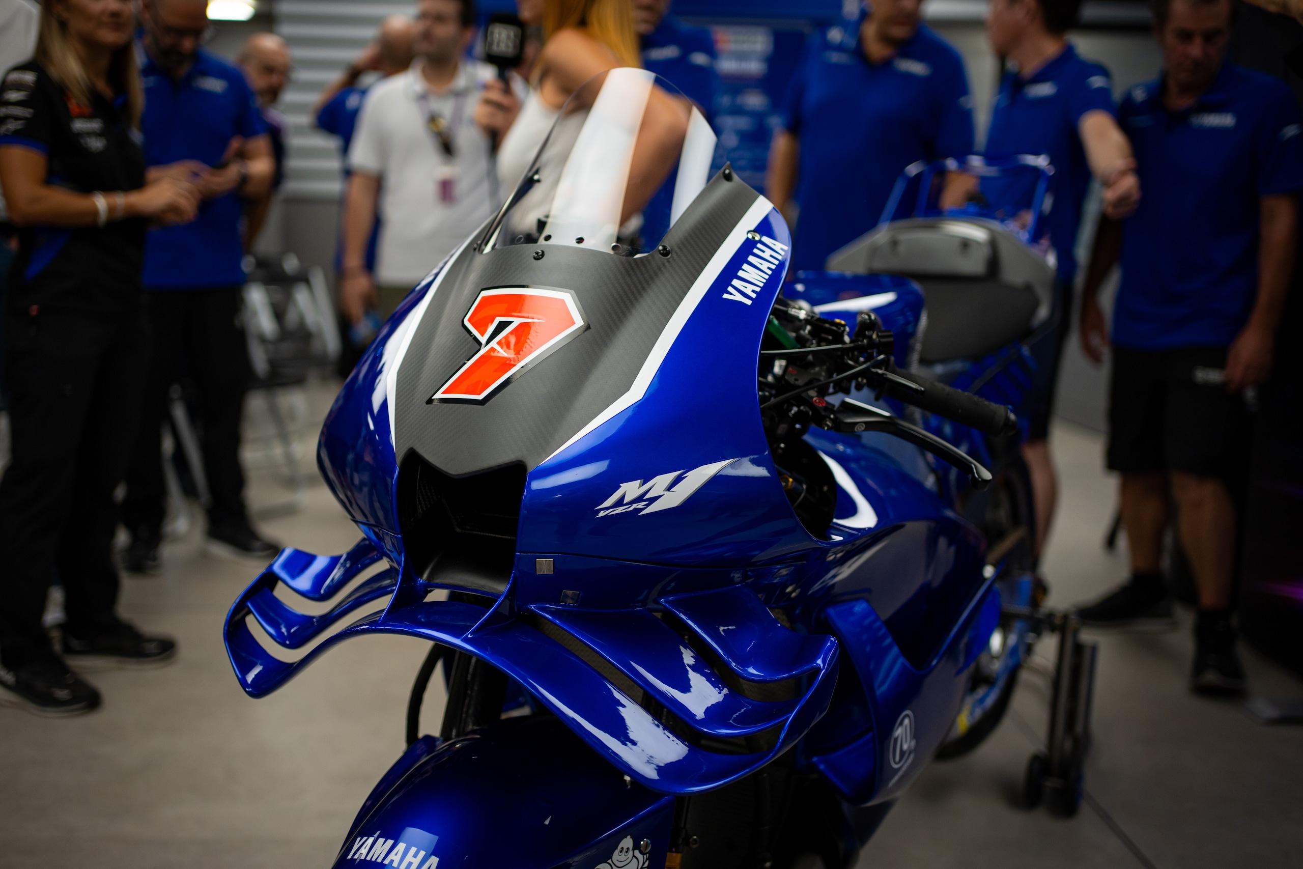 MotoGP, svelata a Misano la nuova Yamaha V4