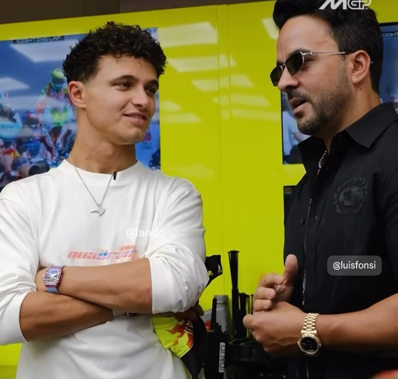 MotoGP, Lando Norris e Luis Fonsi a Misano come ospiti VIP