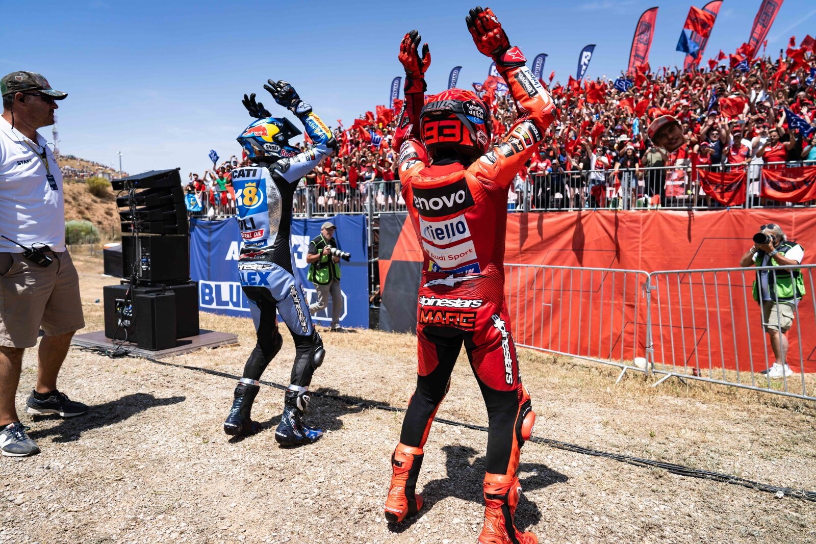 MotoGP, tutti i festeggiamenti di Marc Marquez nel 2025