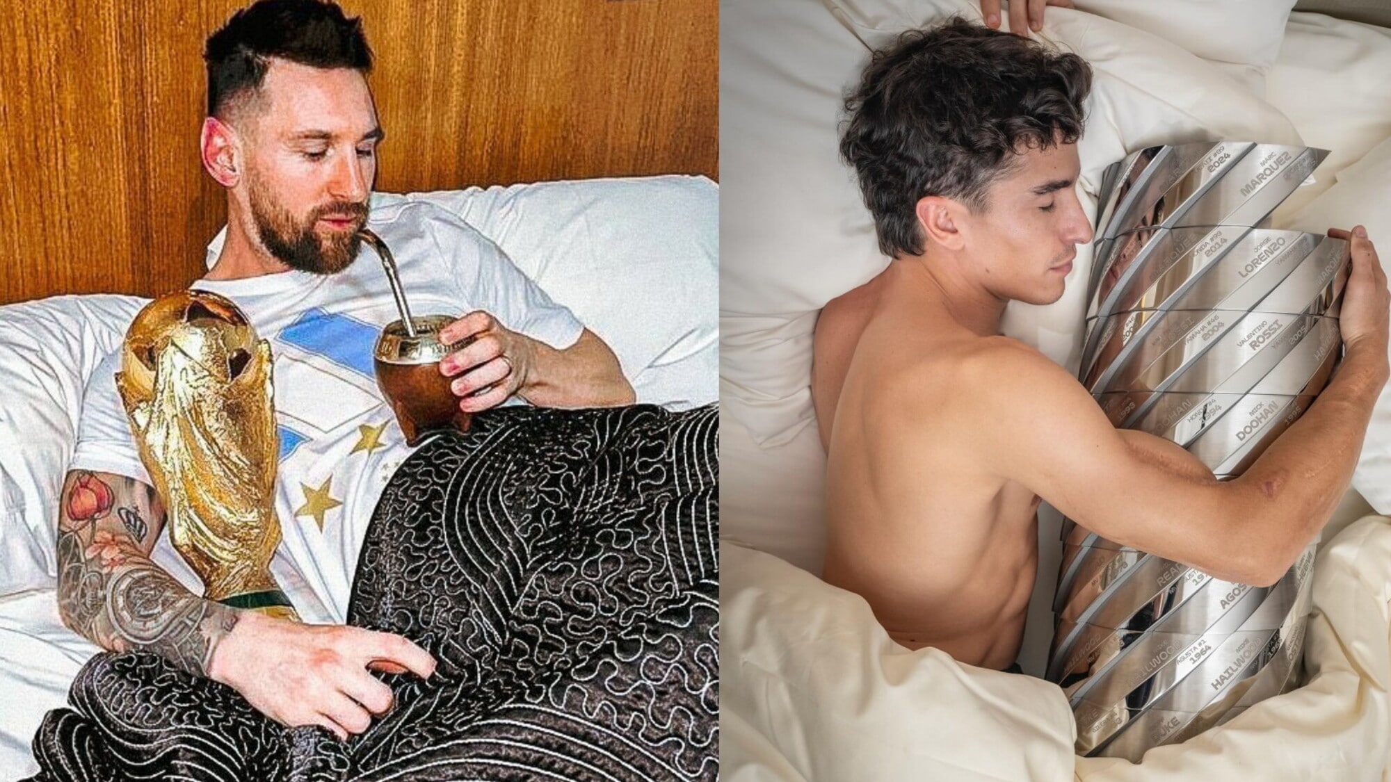 MotoGP, Marquez come Messi e non solo: il dolce risveglio con il trofeo