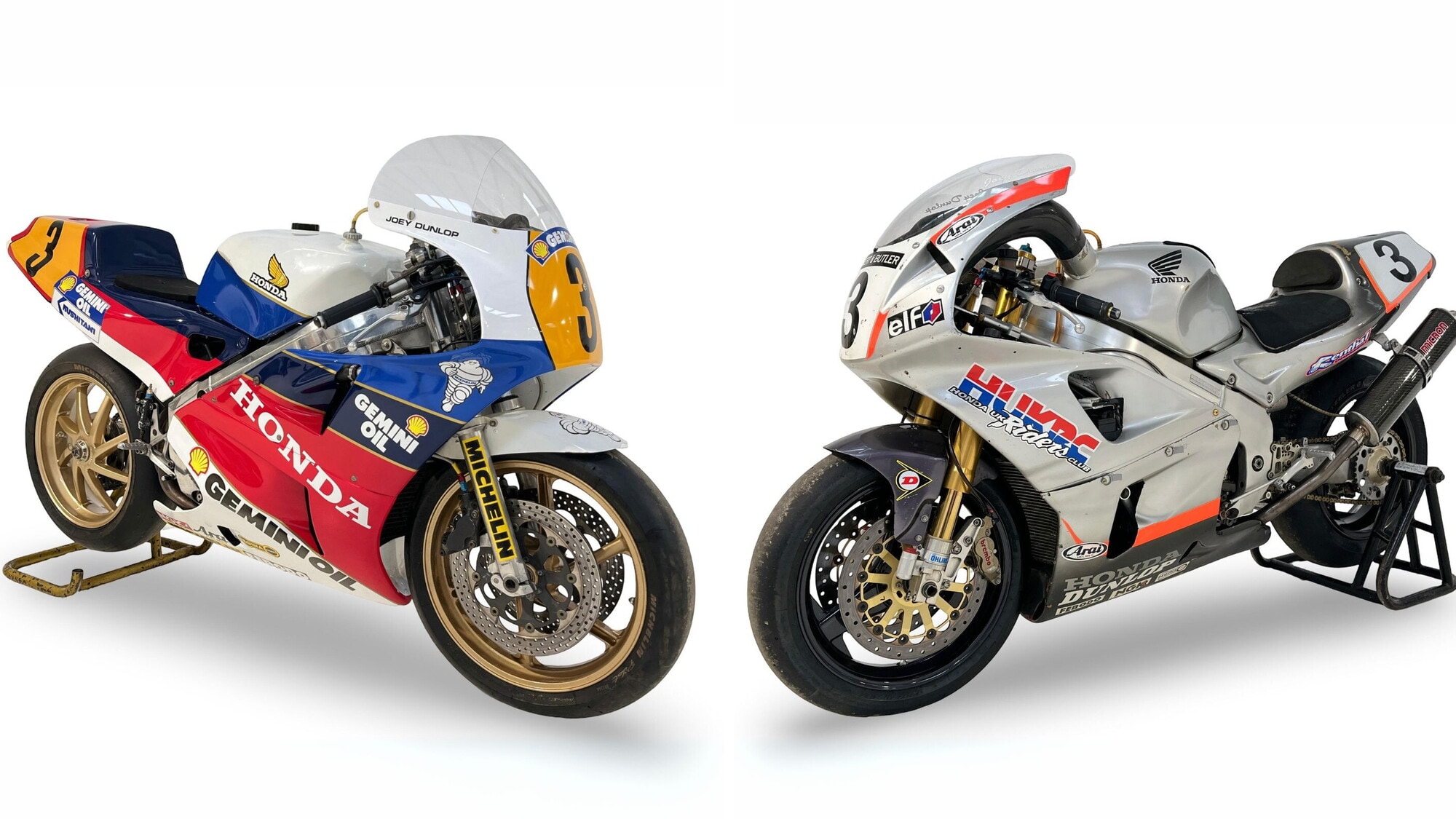 Road Races, all’asta le Honda RC30 e RC45 di Joey Dunlop