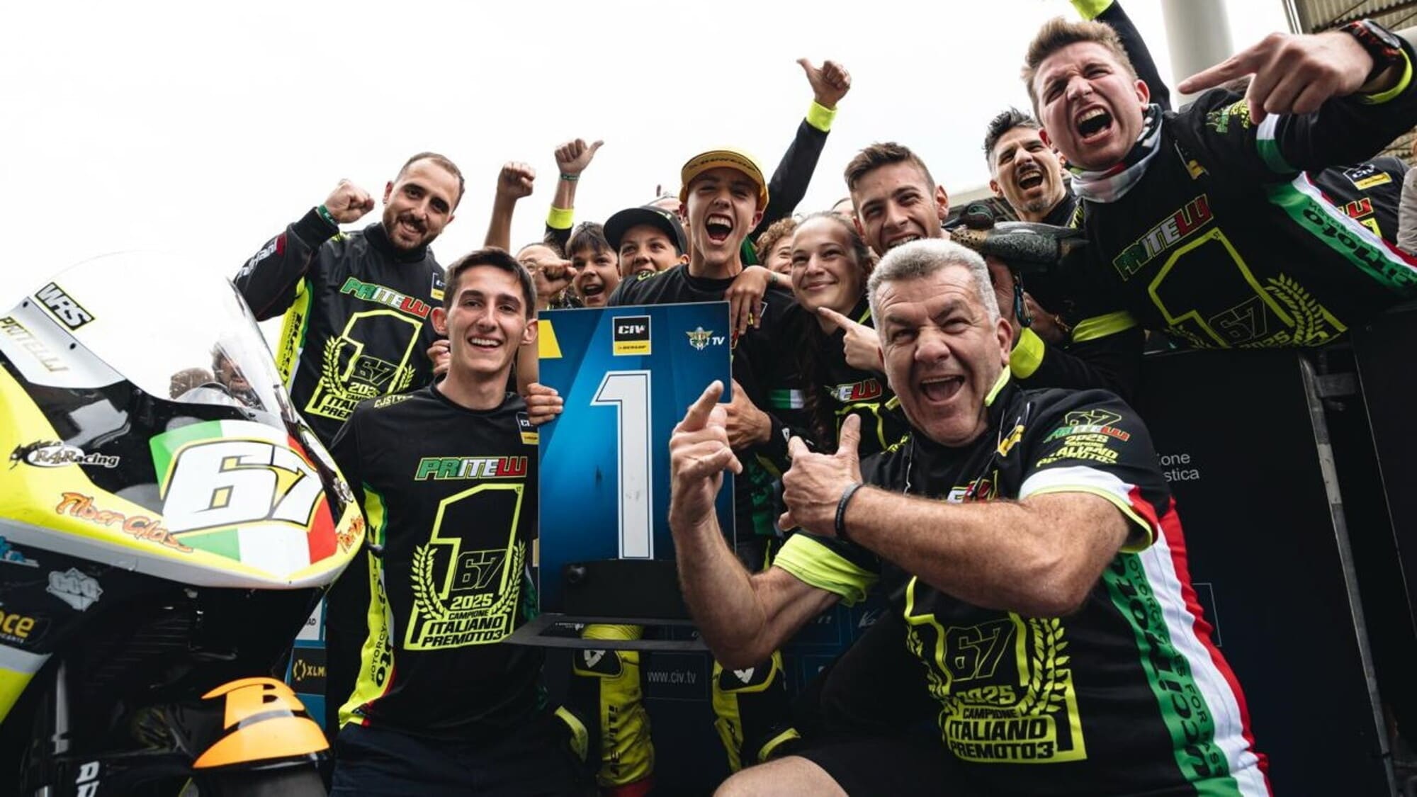 CIV, Pritelli re del Mugello: vittoria da dominatore e titolo in PreMoto3