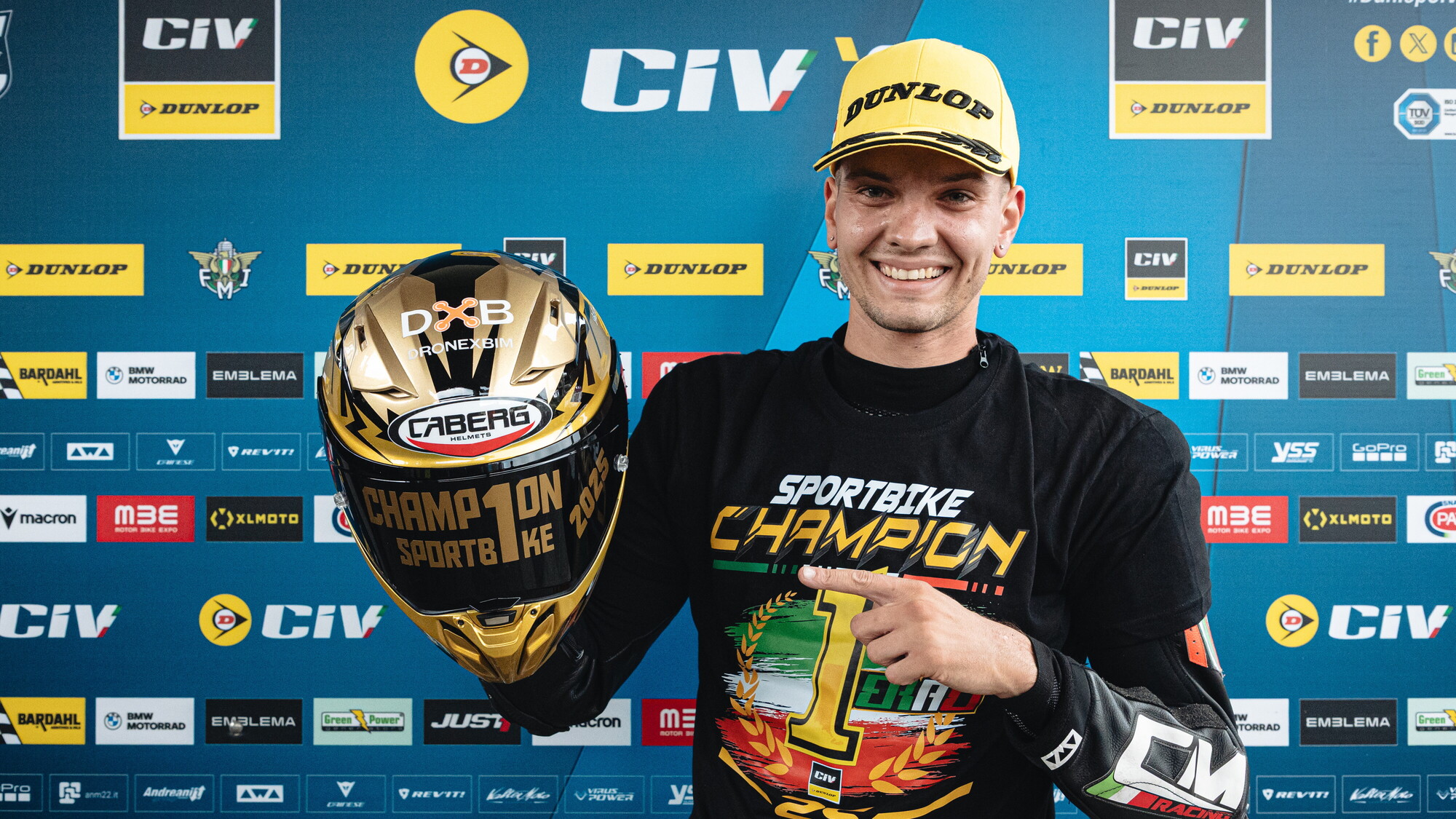 CIV Mugello, Bruno Ieraci è il primo campione della Sportbike