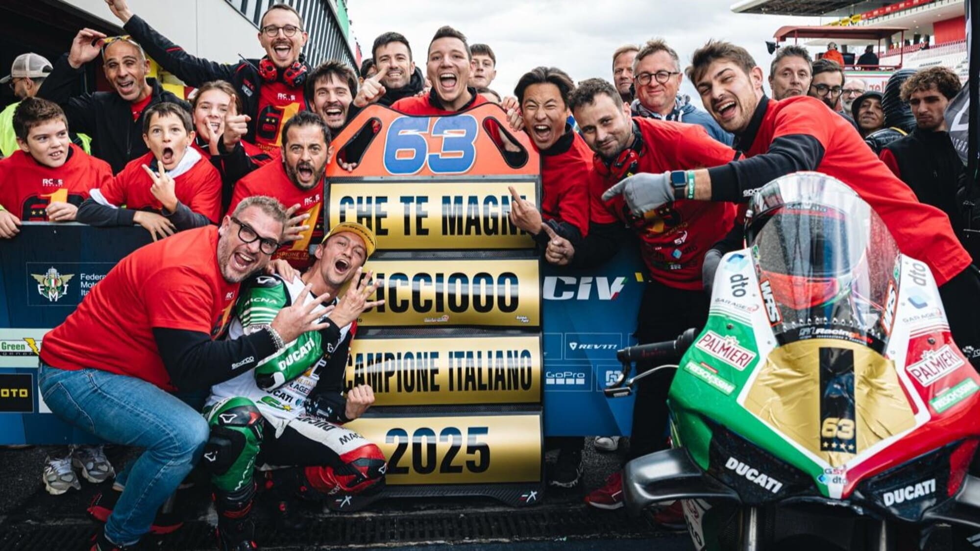 CIV SBK, Mugello: Delbianco vince la SP Race, Stirpe campione in Production
