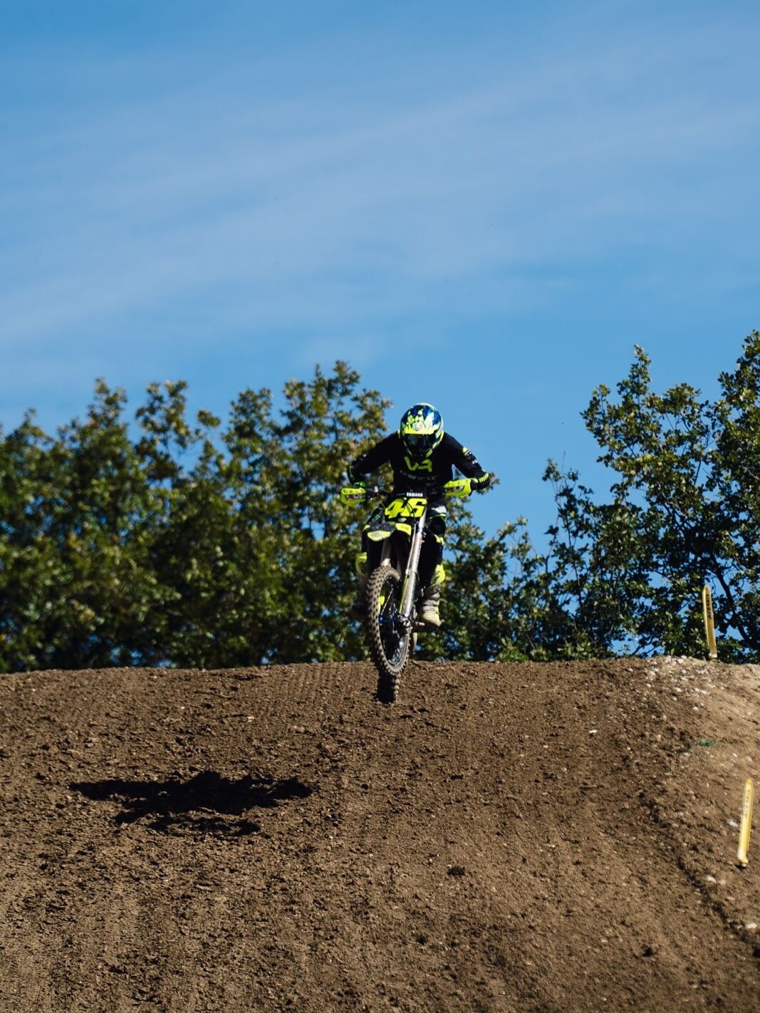 Valentino Rossi e l'allenamento inedito sulla Motocross