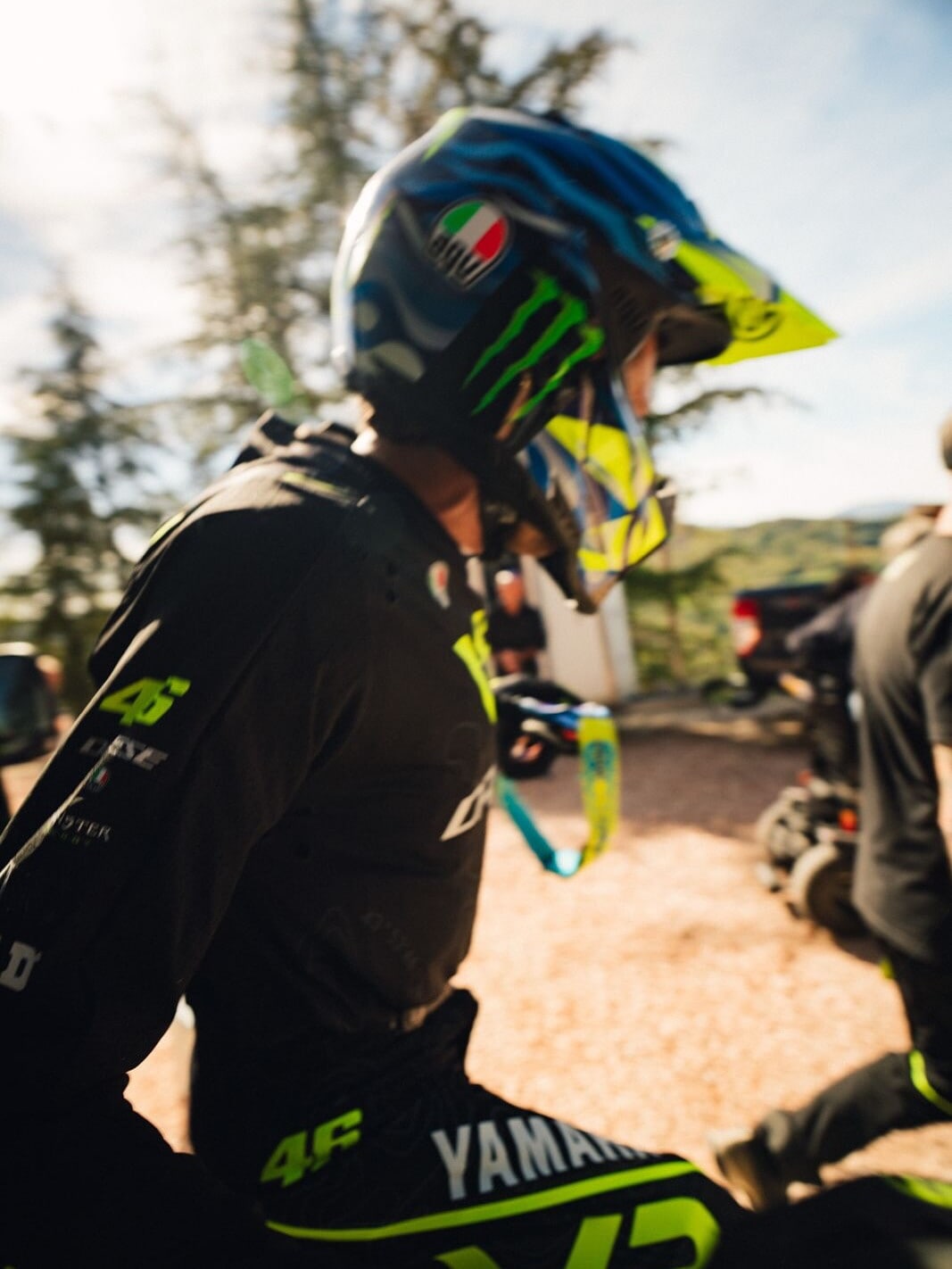 Valentino Rossi e l'allenamento inedito sulla Motocross