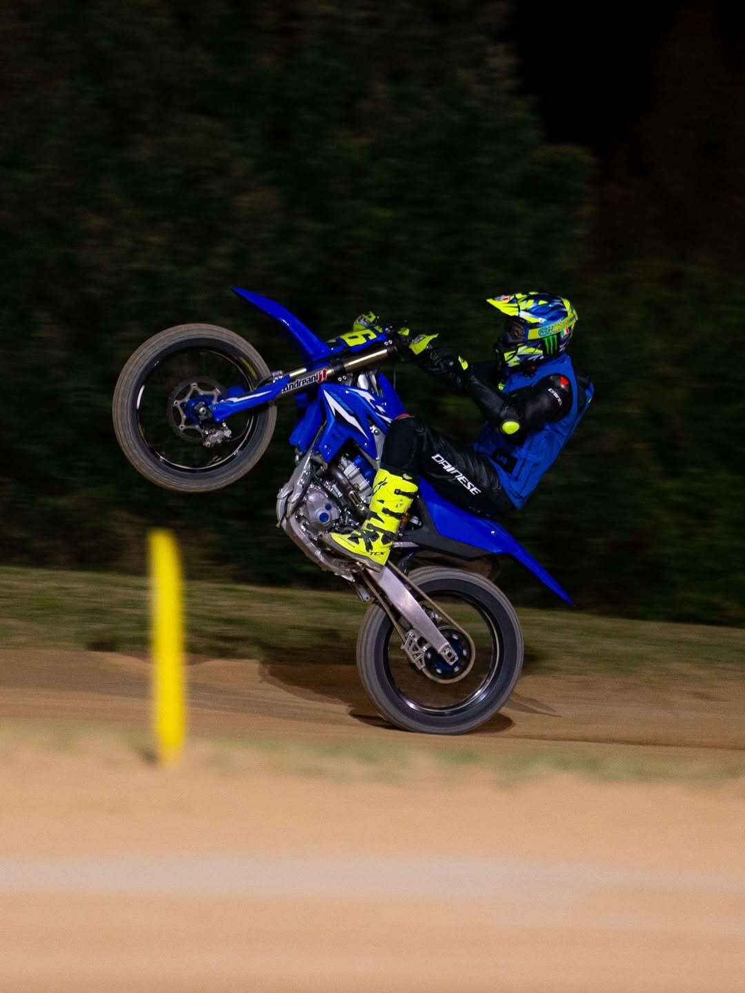 Valentino Rossi al Ranch in preparazione della 100 km dei campioni