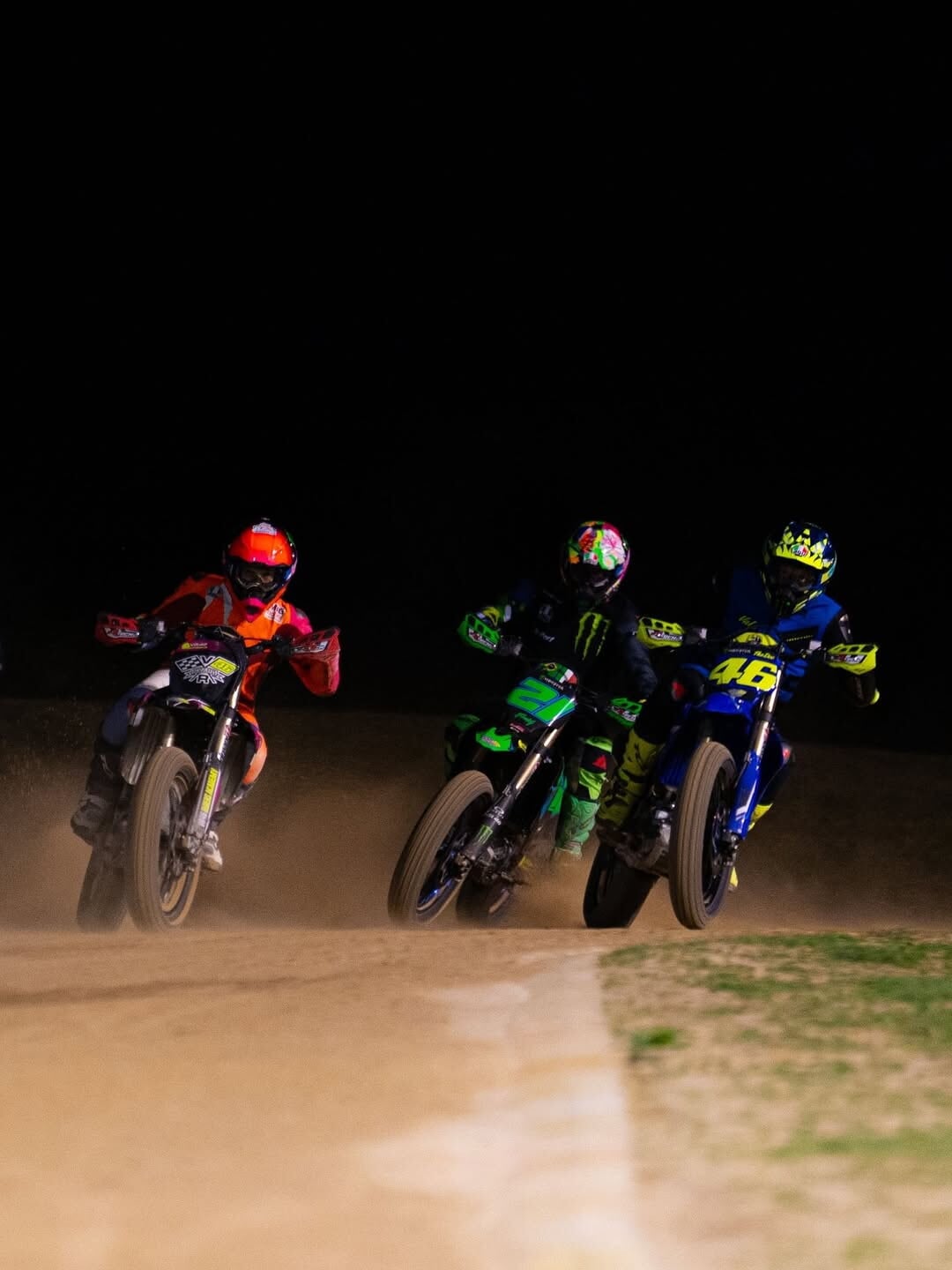 Valentino Rossi al Ranch in preparazione della 100 km dei campioni