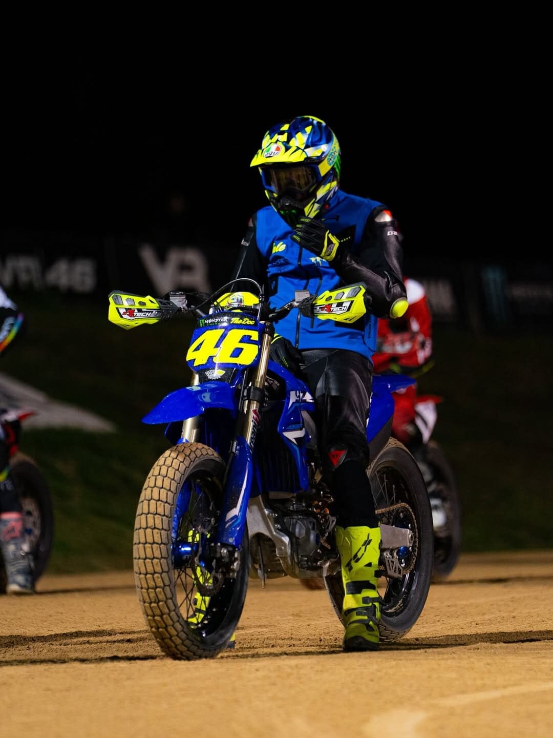 Valentino Rossi al Ranch in preparazione della 100 km dei campioni