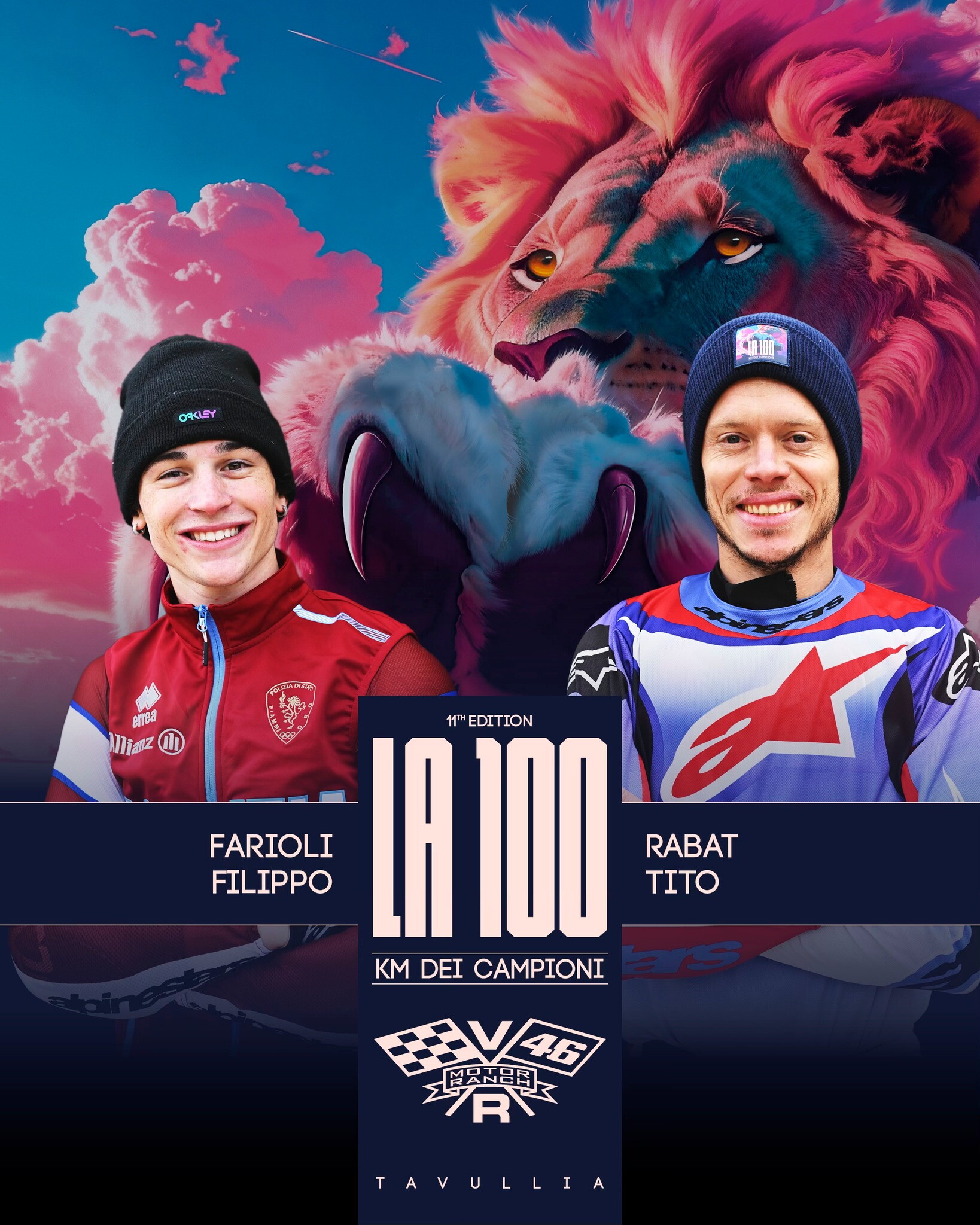 Le coppie della 100Km dei Campioni