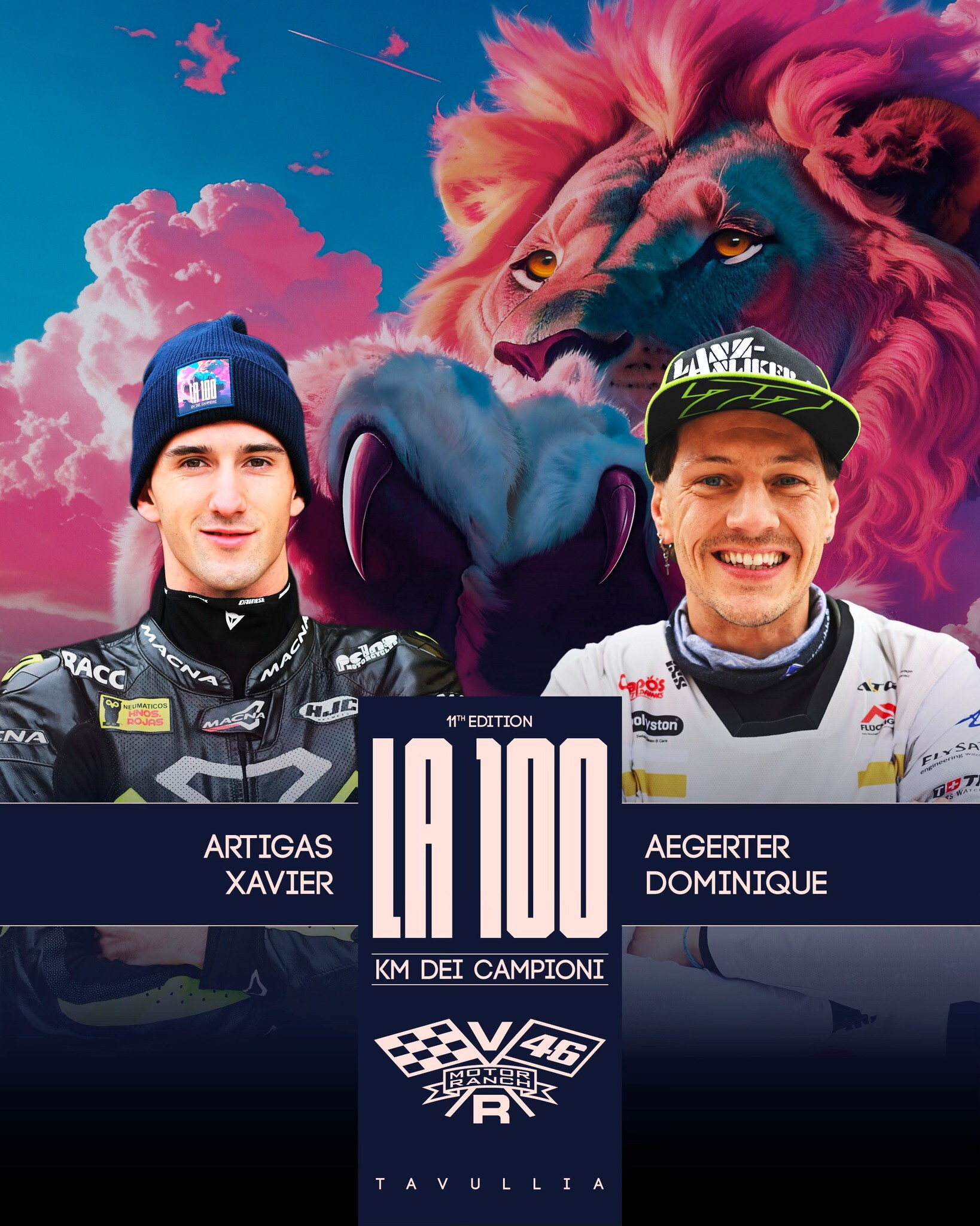 Le coppie della 100Km dei Campioni