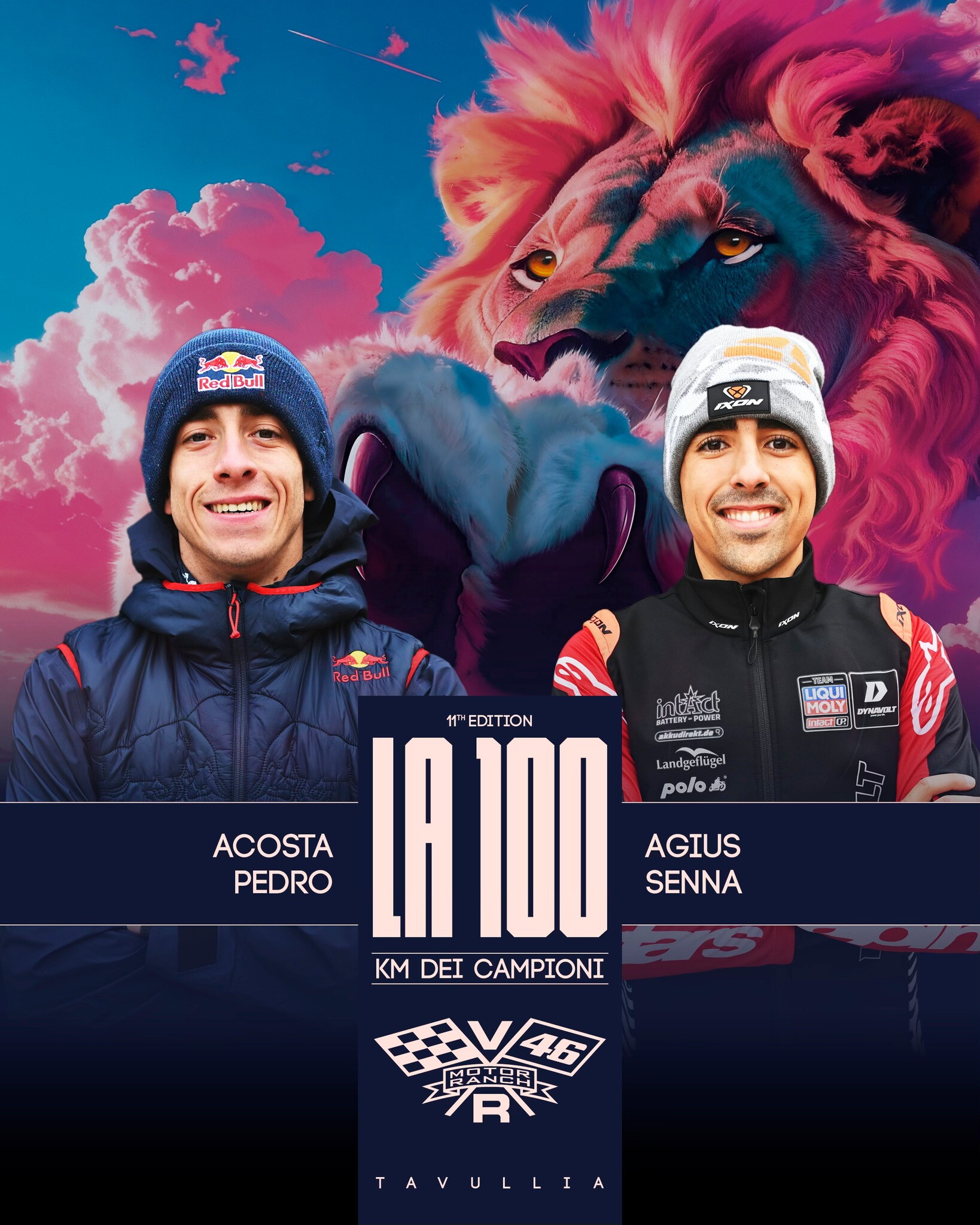 Le coppie della 100Km dei Campioni