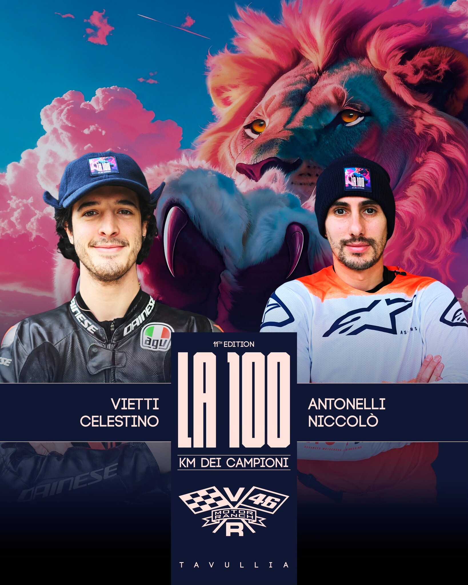 Le coppie della 100Km dei Campioni