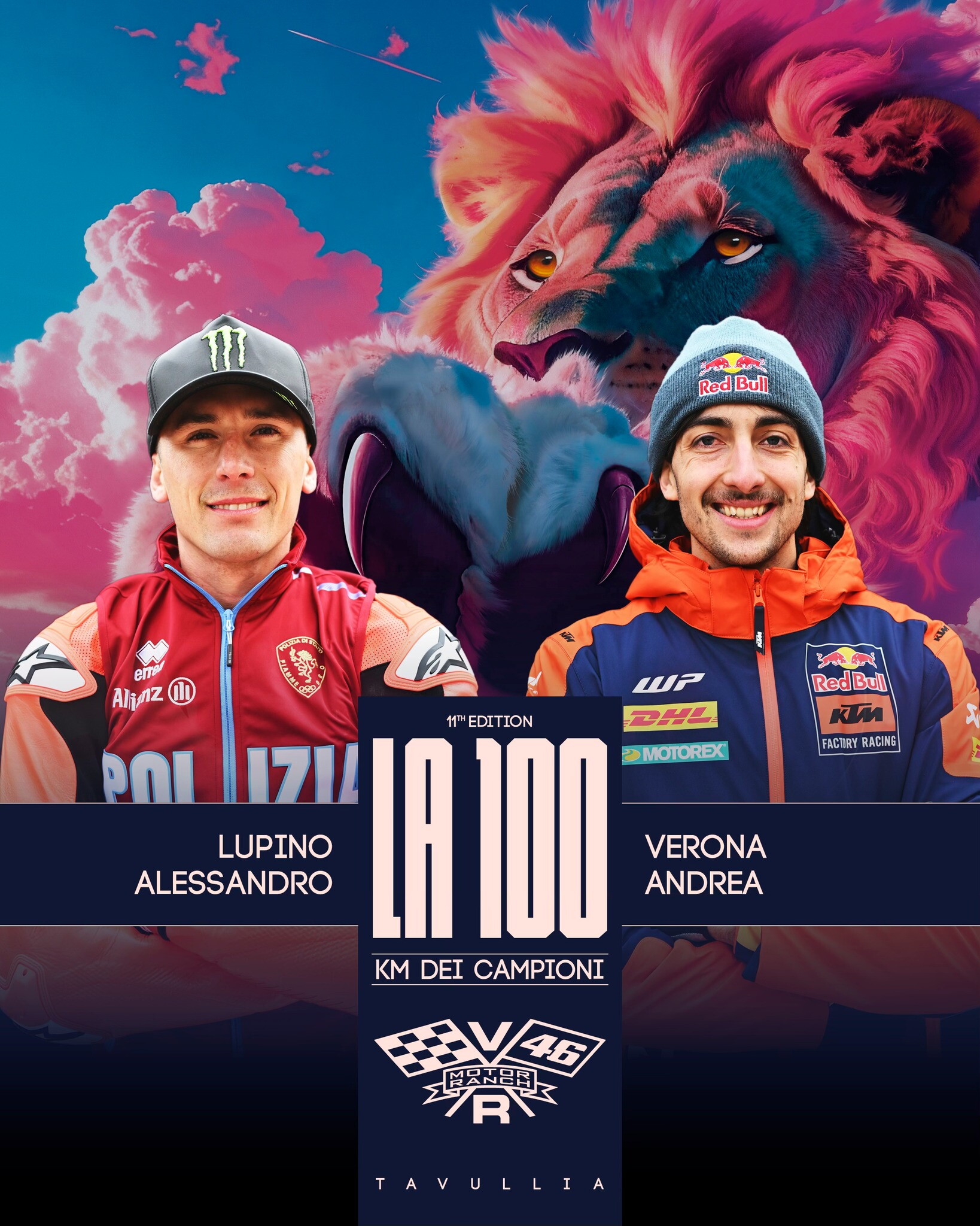 Le coppie della 100Km dei Campioni