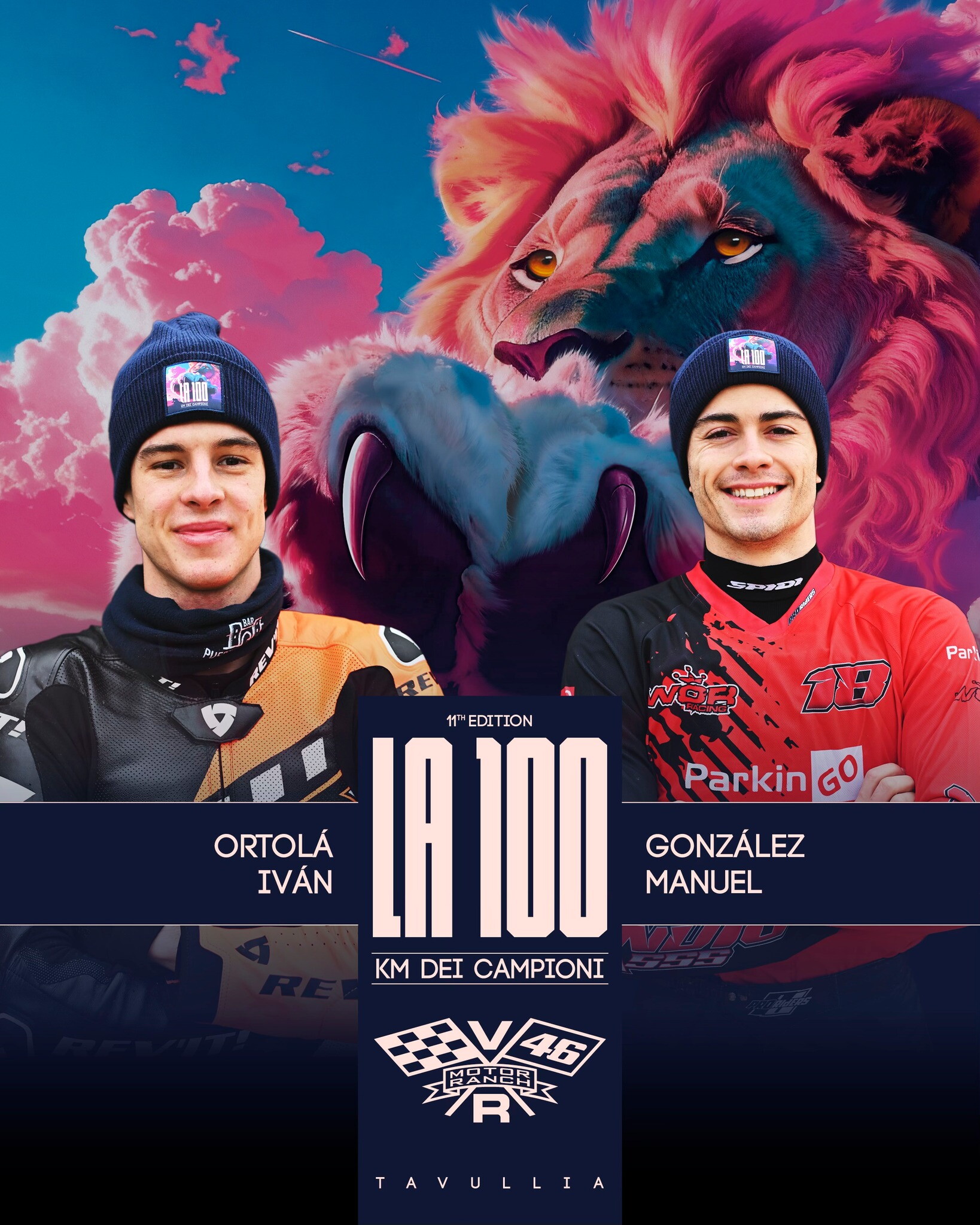 Le coppie della 100Km dei Campioni