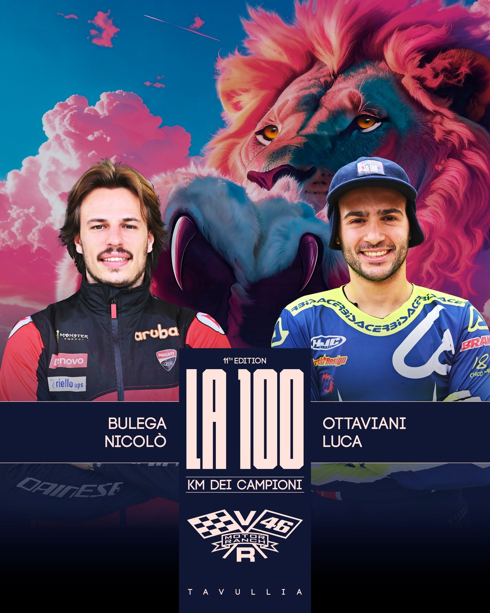 Le coppie della 100Km dei Campioni