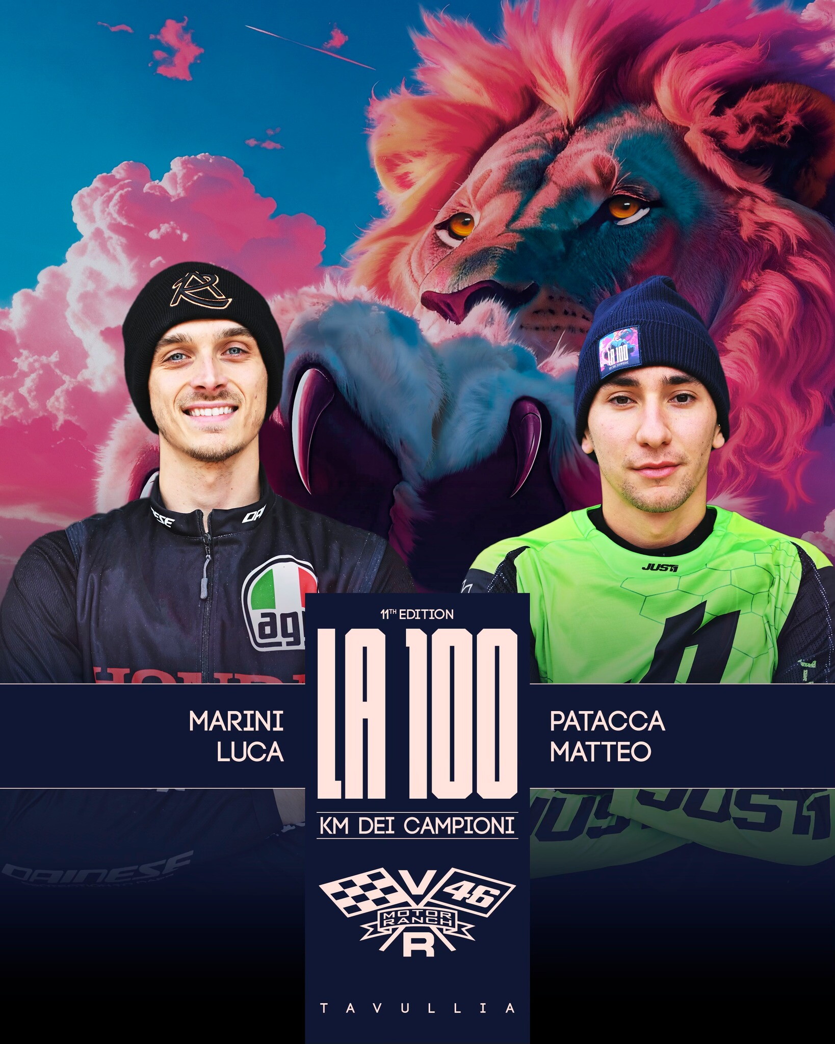 Le coppie della 100Km dei Campioni