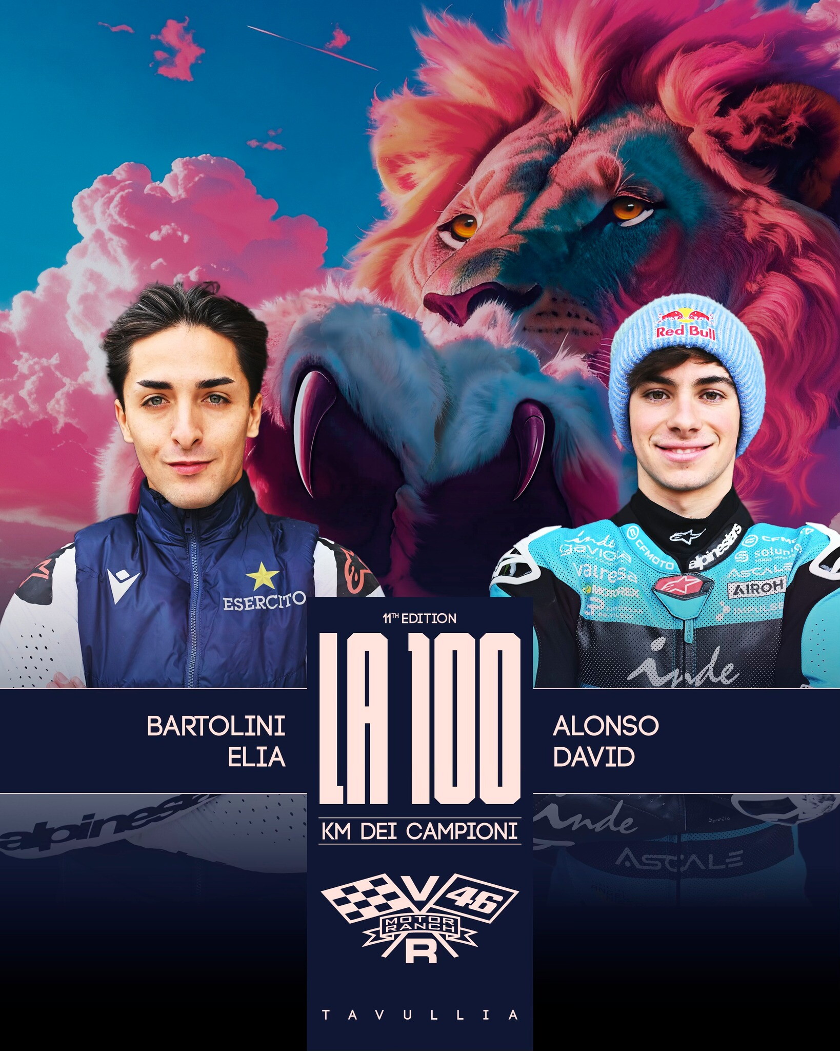 Le coppie della 100Km dei Campioni