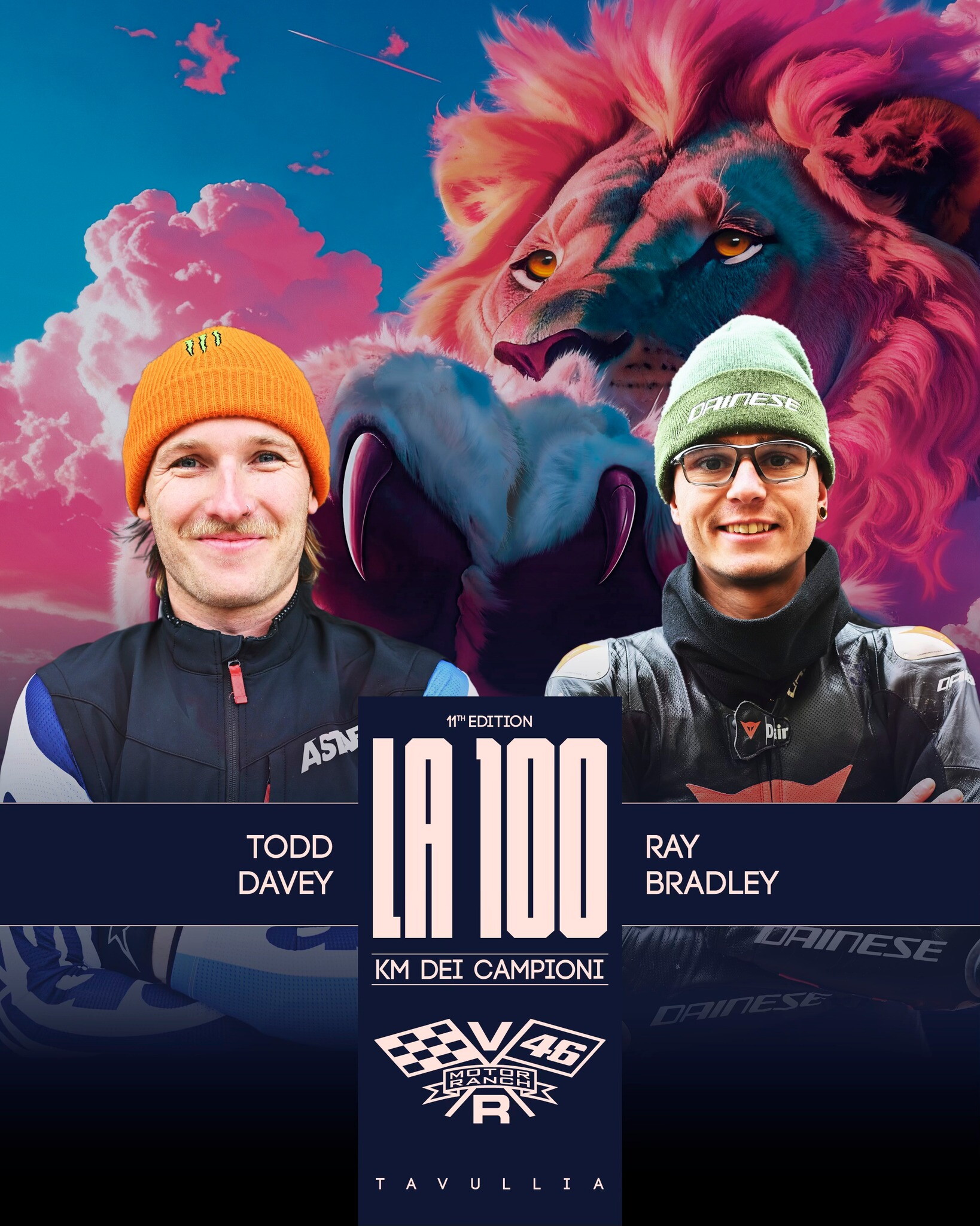 Le coppie della 100Km dei Campioni