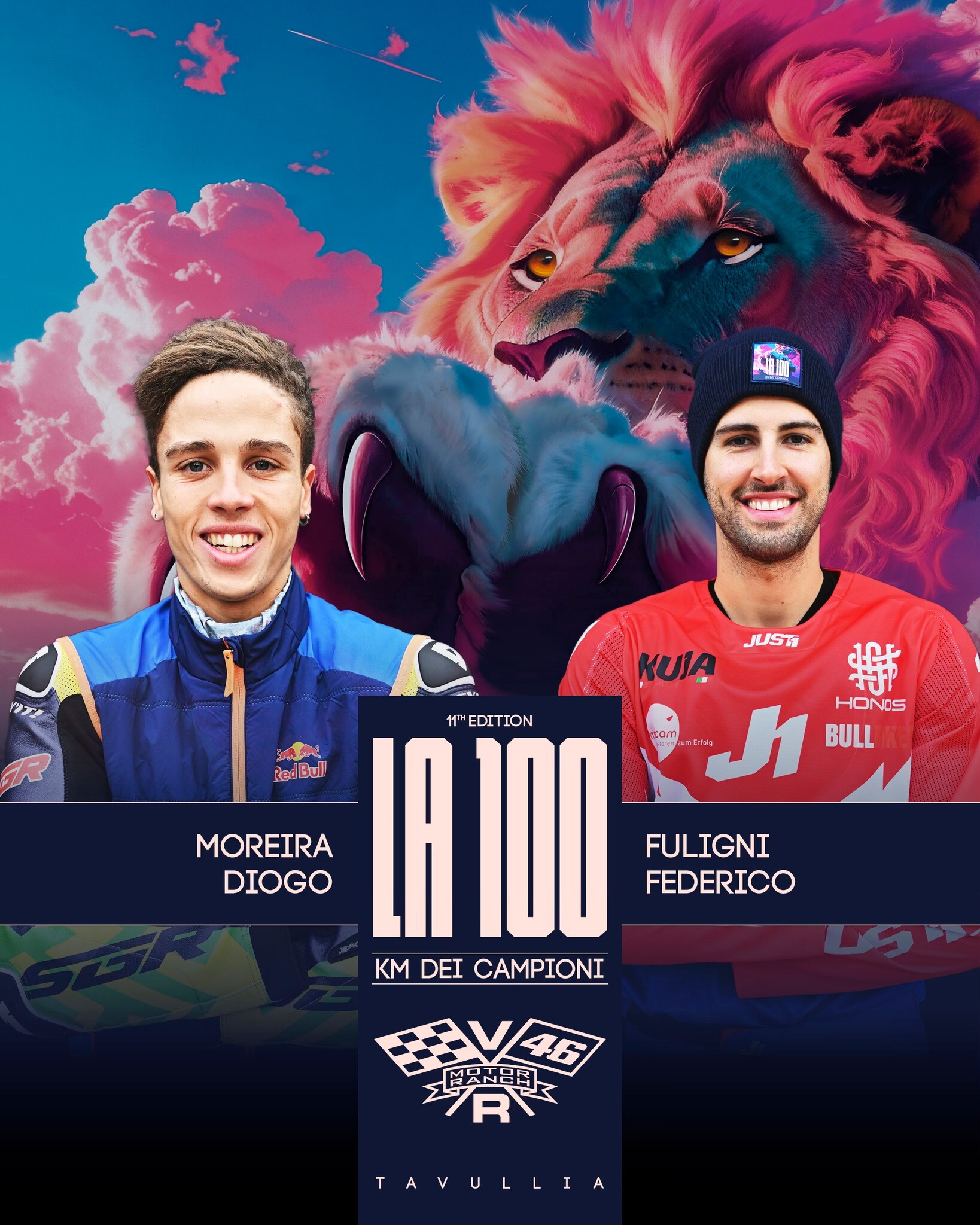 Le coppie della 100Km dei Campioni