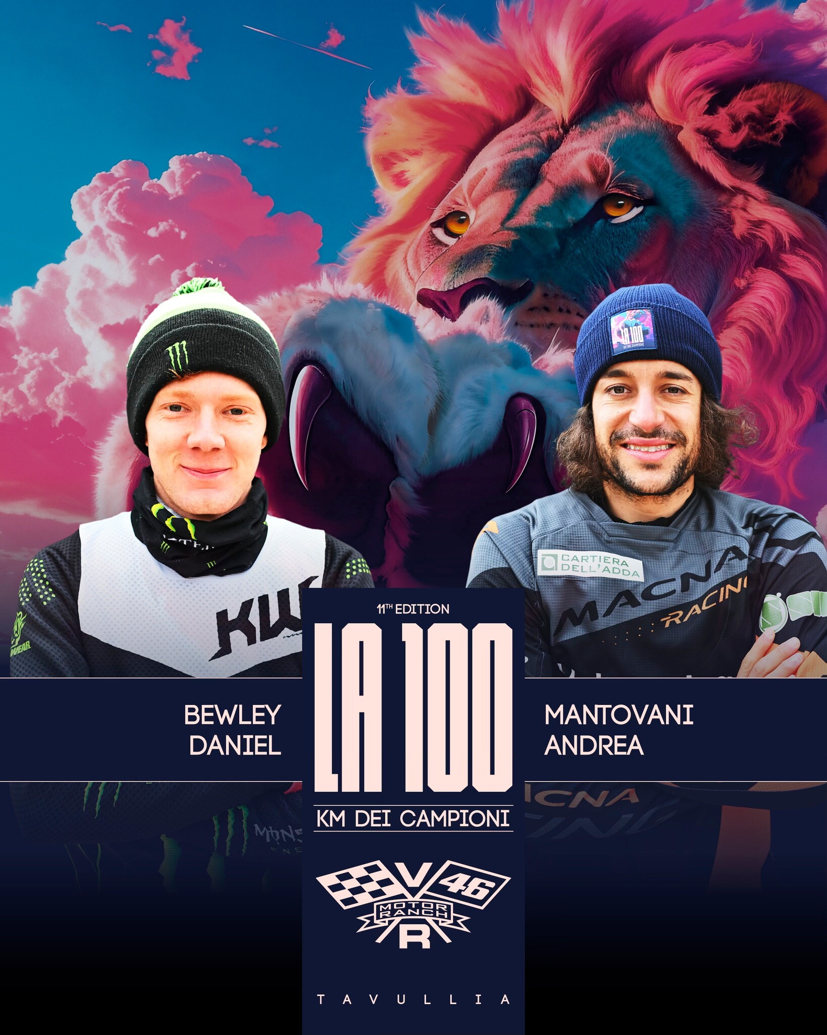 Le coppie della 100Km dei Campioni