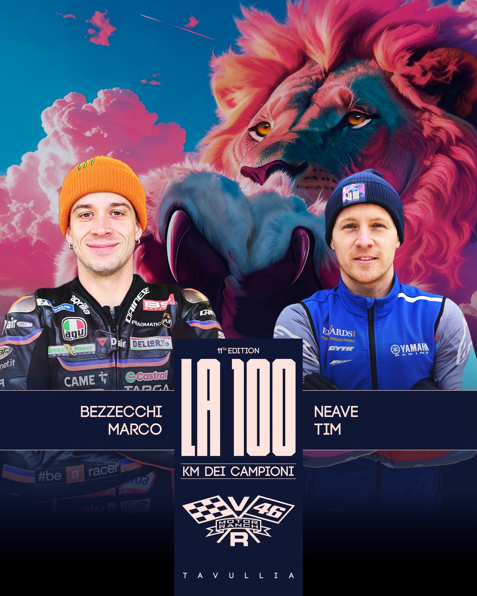 Le coppie della 100Km dei Campioni