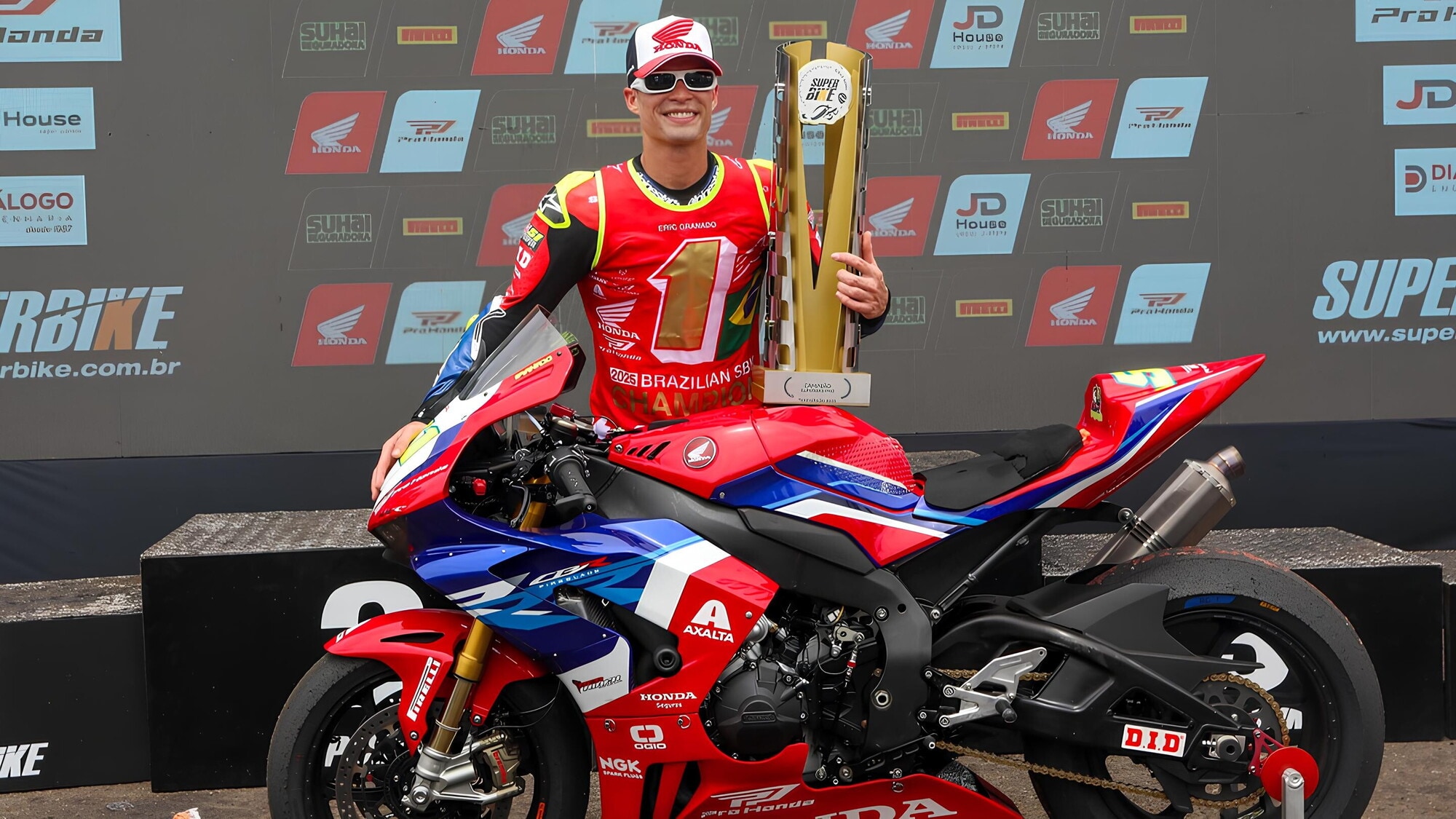 Superbike Brasil, Granado nella storia: è campione nazionale per la sesta volta