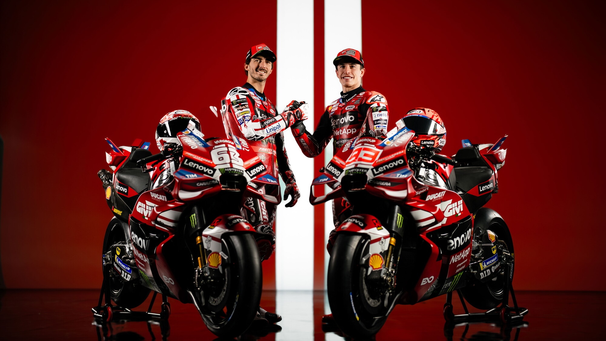 MotoGP, Ducati svela la nuova Desmosedici di Márquez e Bagnaia | Motosprint
