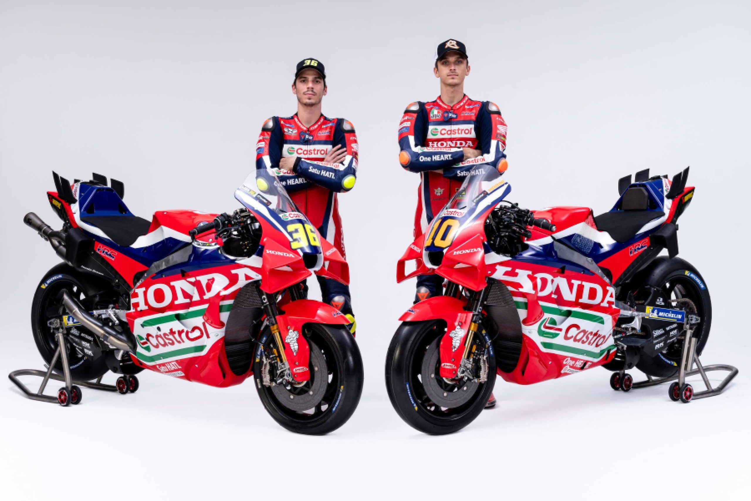 MotoGP, svelate le due Honda di Joan Mir e Luca Marini 2026