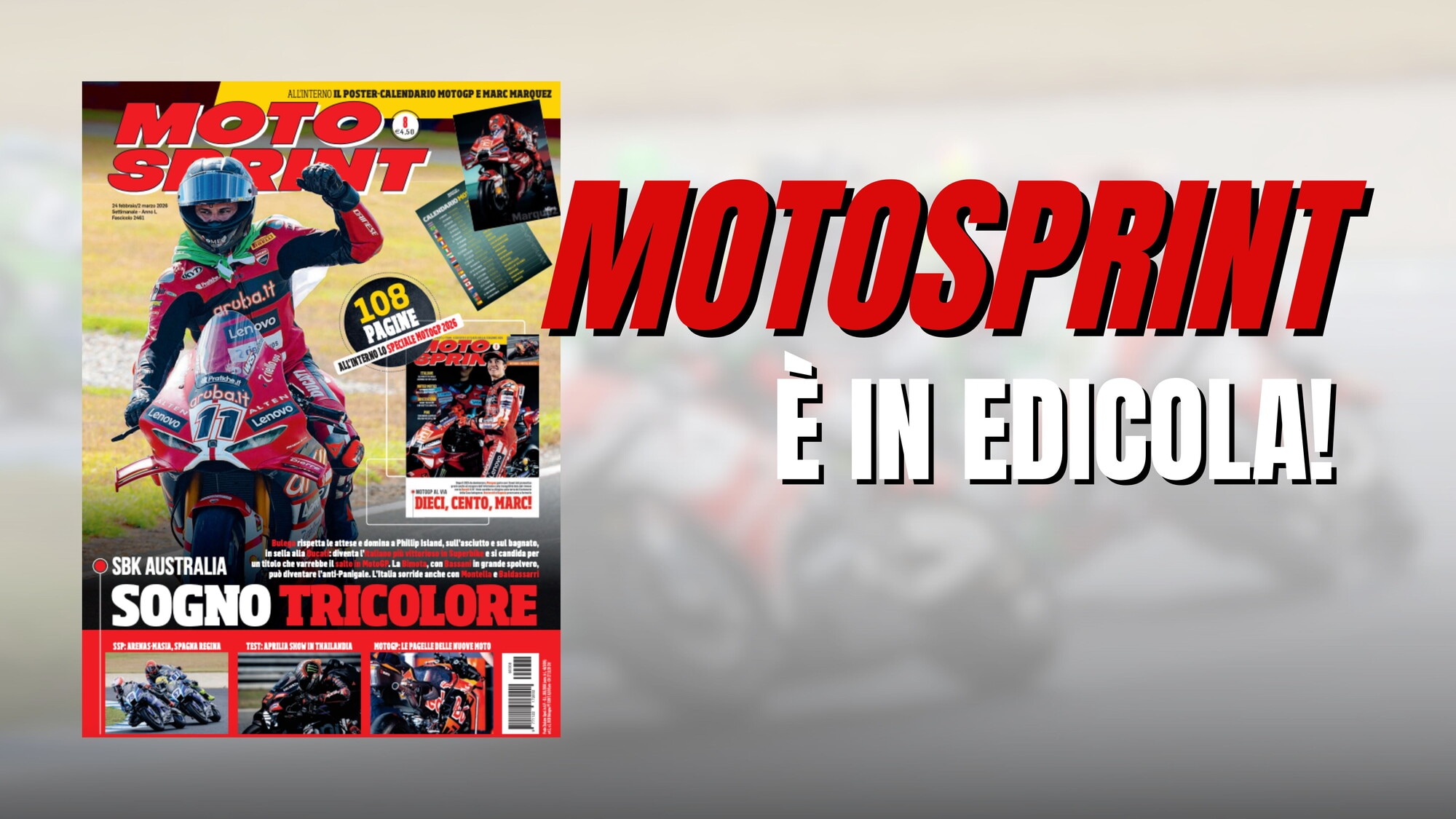 Motosprint è in edicola!