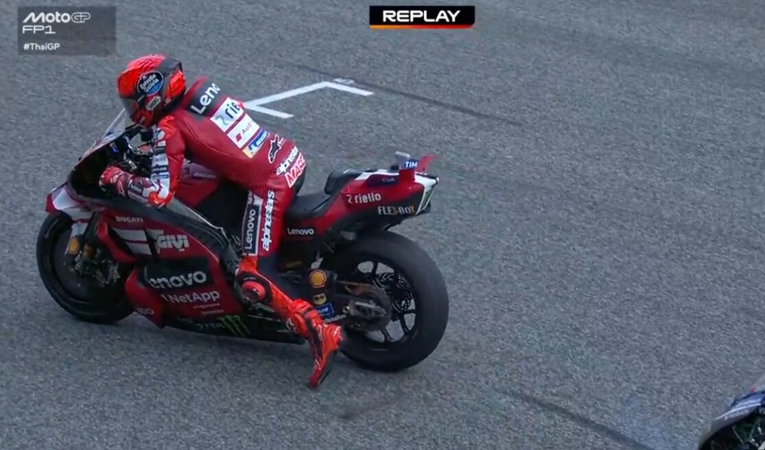 MotoGP, rischio di Marquez che sfiora il disastro