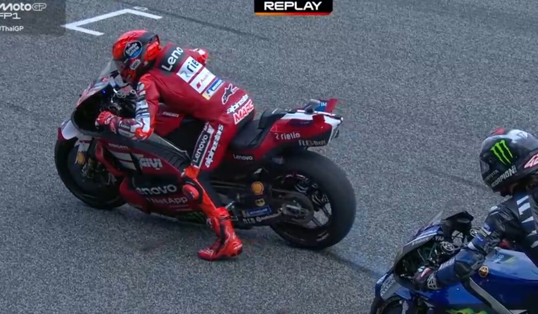 MotoGP, rischio di Marquez che sfiora il disastro