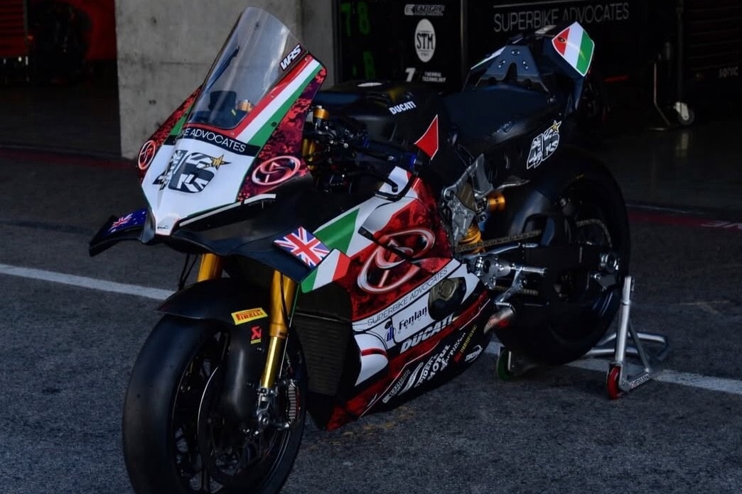 SBK, Advocates Racing Team svela la Panigale V4 R che sarà affidata a Tommy Bridewell