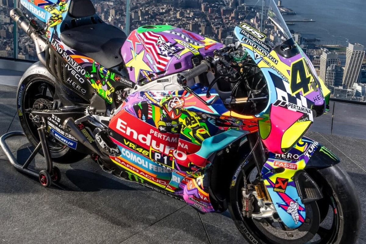 VR46 Racing Team si rifà il look per Austin: ecco la nuova Desmosedici