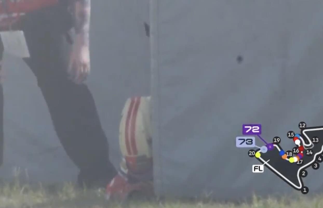 MotoGP USA, inizio da dimenticare per Marquez: la sequenza della caduta in curva 10