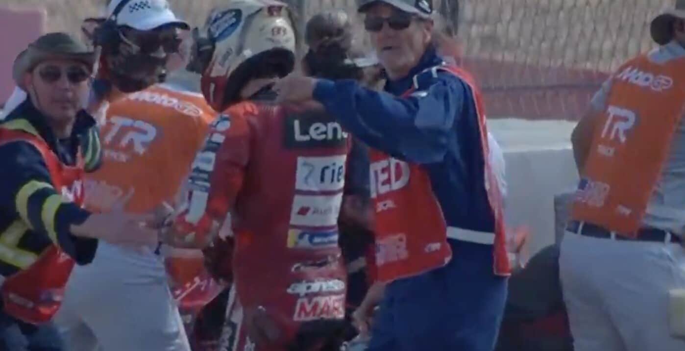 MotoGP USA, inizio da dimenticare per Marquez: la sequenza della caduta in curva 10