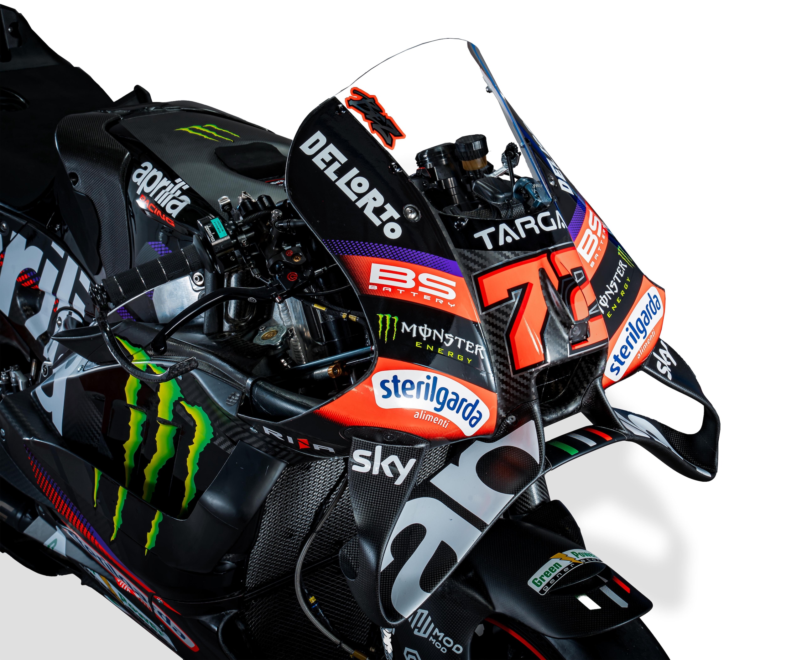 Svelata l'Aprilia MotoGP: Monster nuovo sponsor