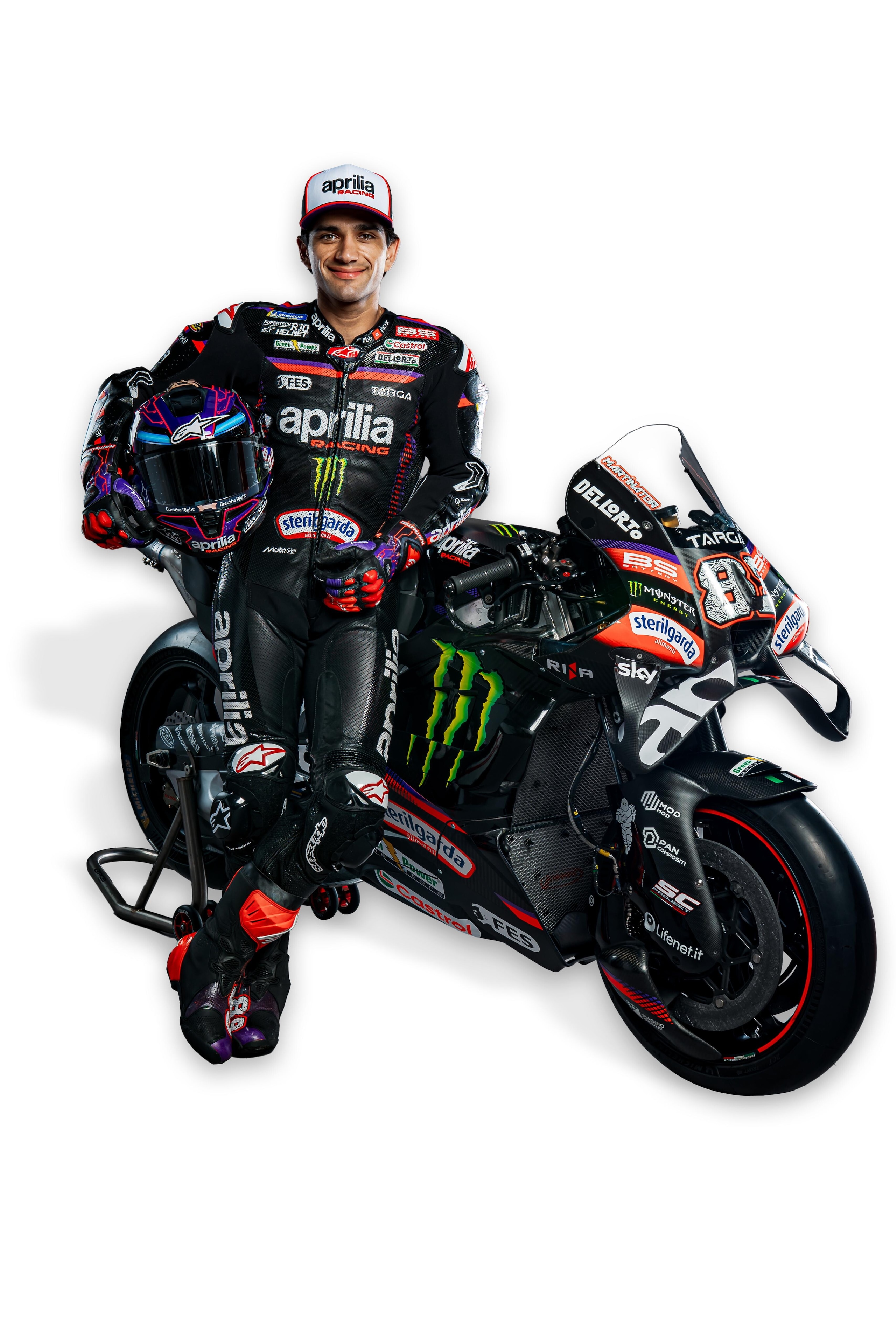 Svelata l'Aprilia MotoGP: Monster nuovo sponsor
