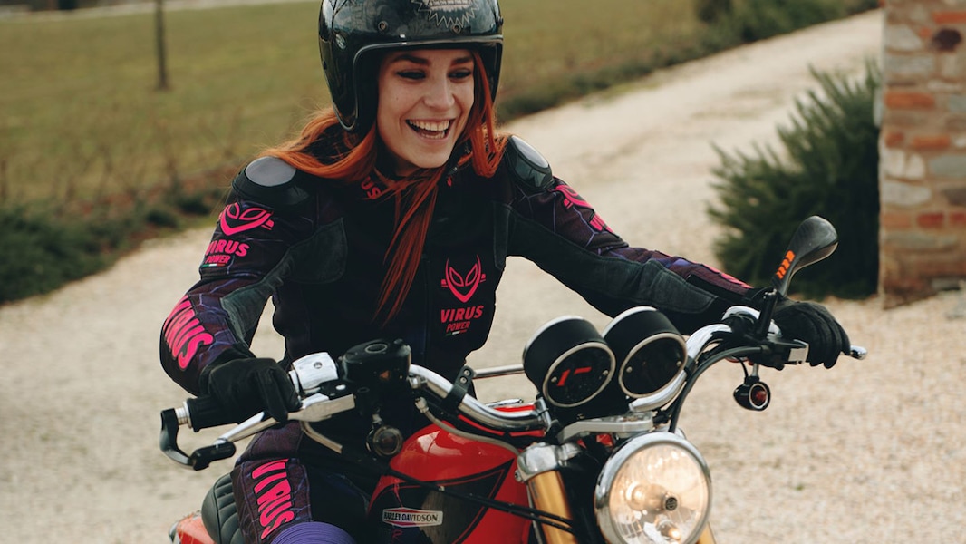 Tuta Dainese Tuta Moto Ixon Zenith Rossa In Vera Pelle Di Canguro