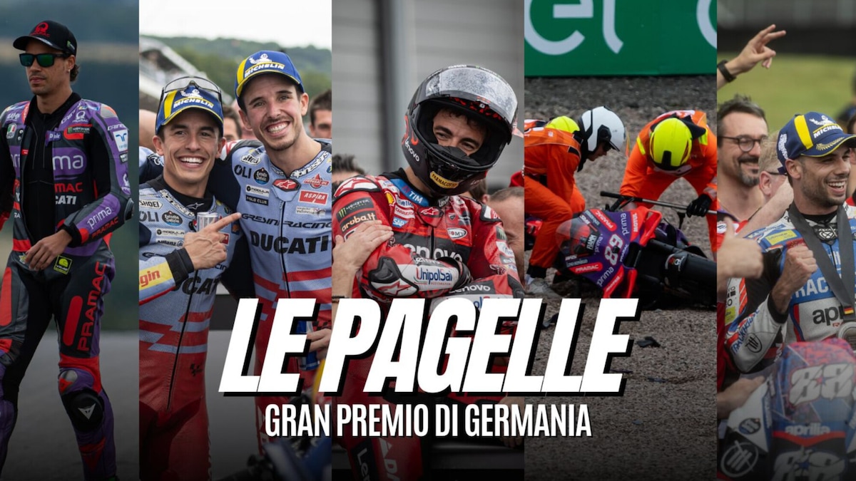 Pagelle MotoGP, Germania 2024: Herr Bagnaia in cima, tutti i voti di
