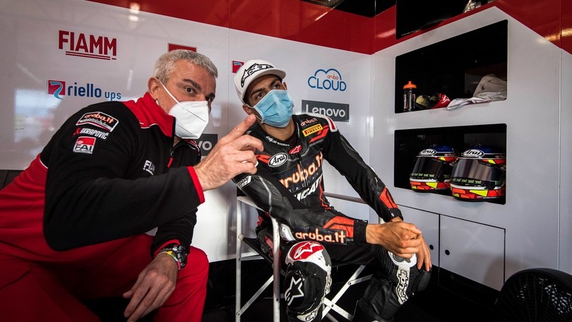 SBK, test Jerez: Redding e Rinaldi ritrovano le Ducati Panigale V4R