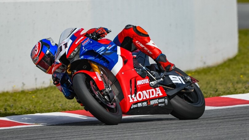 SBK test Barcellona, Haslam: “Bello essere competitivi dappertutto”