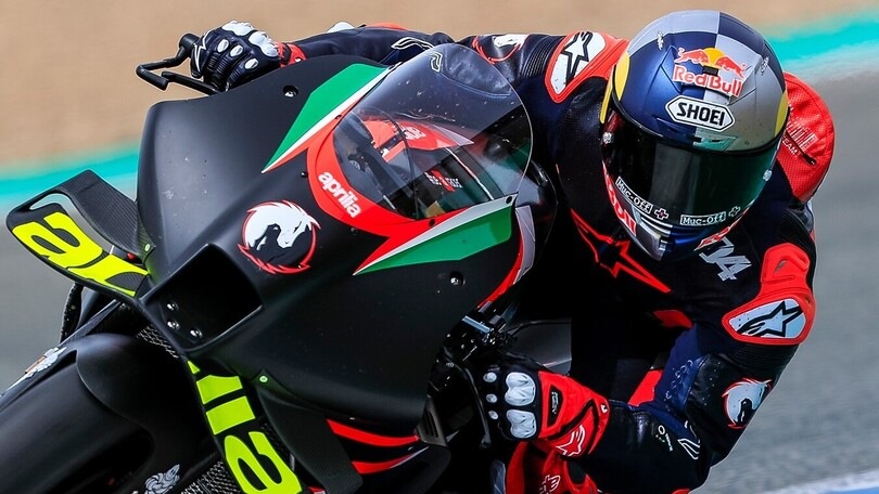 MotoGP, Dovizioso-Aprilia: ecco i primi scatti dei Test Jerez