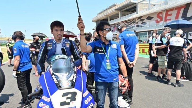 SBK Test Navarra: infortunio per Nozane, Canepa lo sostituisce