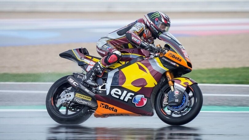 Moto2 GP Emilia Romagna: Lowes firma la pole in una qualifica ad eliminazione
