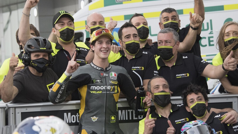 Moto2, Celestino Vietti al banco di prova di Mandalika