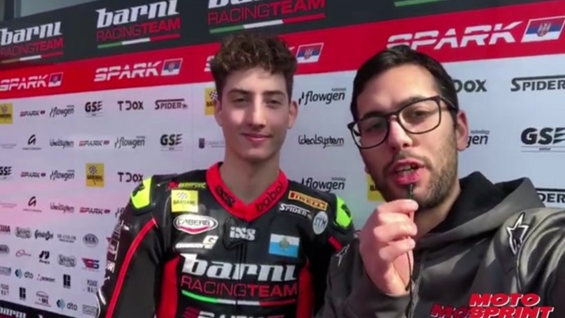 Luca Bernardi: “I colori sono bellissimi, ma bisogna anche andare forte”