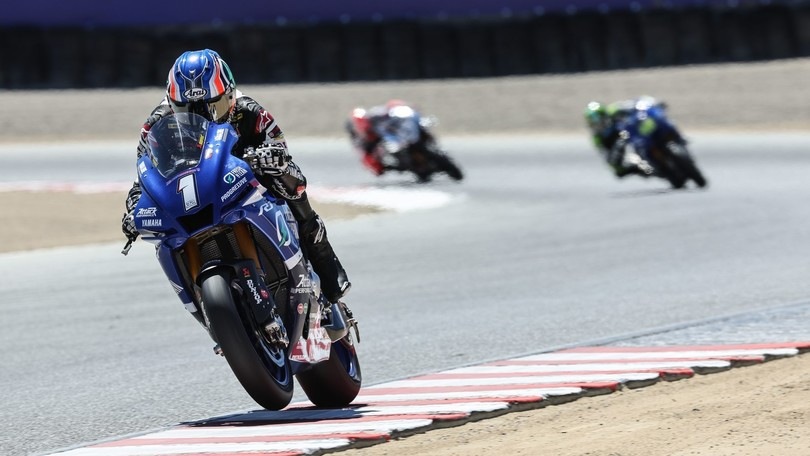 MotoAmerica: Gagne domina Gara 2 a Laguna Seca, Petrucci 2°
