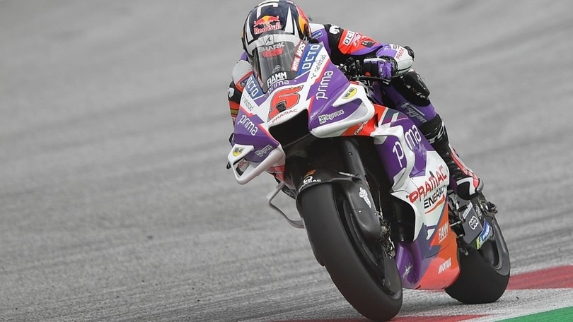 MotoGP Austria, tris Ducati nelle FP2, con Zarco al comando