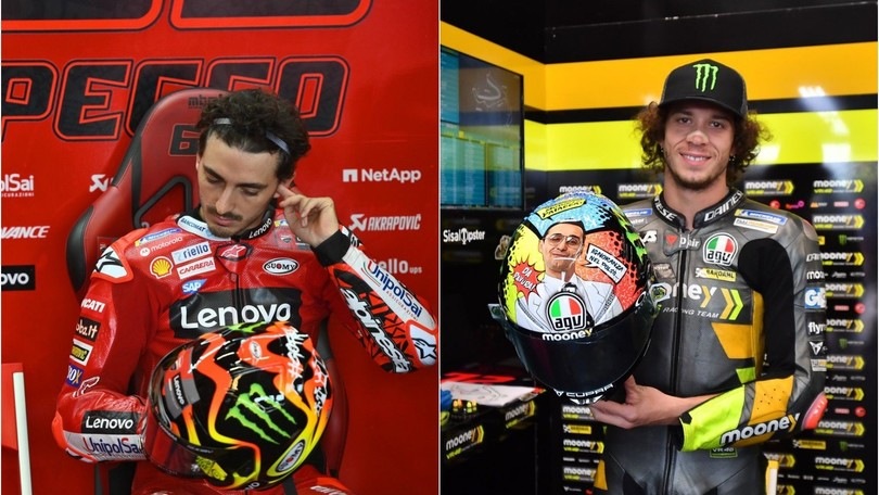 "Giacobez" e non solo: ecco i caschi speciali di Misano!